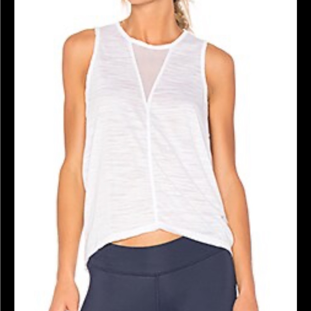 Chi Chi Jade Muscle Tank, White, Size: Medium